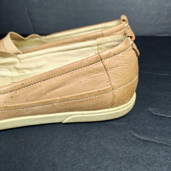 Josef Seibel Loafers Ballet Flats Tan Leather Slip On Comfy Women's Shoes 8.5-9 - Picture 4 of 11